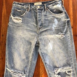 Pac sun button fly mom jeans